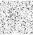 dalmatian skin black dots seamless pattern vector image vector image