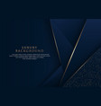 abstract dark blue triangles shape pattern vector image