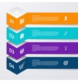 infographics four options vector image