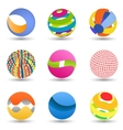 abstract creative spheres vector image