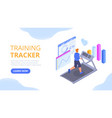 training tracker concept vector image