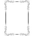 decorative frame vector image vector image