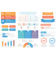 infographic elements vector image vector image