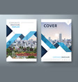 annual report brochure flyer design template vector image vector image
