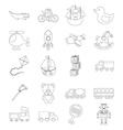 toy icon vector image