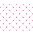 funny princess pattern with geometrical structure vector image vector image