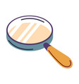 Cartoon magnifying glass Royalty Free Vector Image