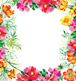 floral and decorative frame design vector image