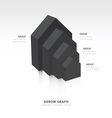 infographic and presentation template black color vector image vector image