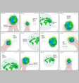 brochure layout square format covers design vector image