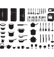 kitchen tools vector image