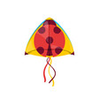 ladybird shape kite uttarayan festival symbol vector image vector image