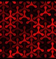 seamless geometric rutriangles on black vector image vector image