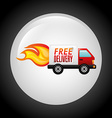 fast delivery vector image vector image