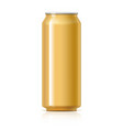 light and shiny aluminum cans vector image