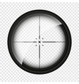 weapon sight sniper rifle optical scope hunting vector image