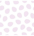 easter eggs seamless pattern holiday background vector image