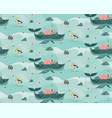 hand drawn abstract cartoon graphic summer vector image