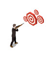 leadership isometric icon vector image