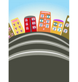 cartoon houses vector image vector image