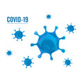 coronavirus covid19 19 isolated on white vector image