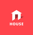 real estate house logo icon design template vector image vector image