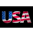 made in the usa typography design t-shirt vector image vector image
