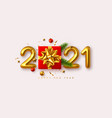 2021 happy new year vector image vector image