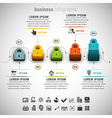 business infographic vector image vector image