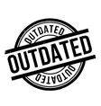 outdated rubber stamp vector image