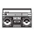 boombox isolated on white background design vector image
