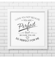 love quote typographical background vector image
