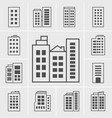 building icons vector image