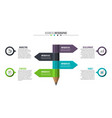 creative concept for infographic vector image