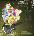 music wallpaper vector image vector image