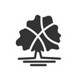 tree logo template icon brand identity isolated vector image