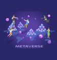 3d isometric flat conceptual vector image