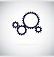 gears on a white background working gear vector image