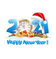 happy new year 2021 vector image vector image