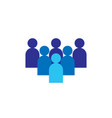 people icon business corporate team working vector image vector image