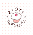riots not diets vector image
