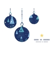 abstract holiday christmas trees vector image