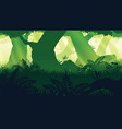 background of landscape with deep forest vector image vector image