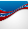 american flag for independence day vector image vector image