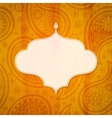 frame in the indian style vector image vector image