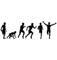 running man for design vector image