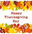 autumn background traditional thanksgiving day vector image