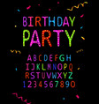 children s font in the cartoon style vector image
