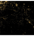 light grunge gold black vector image