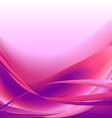 colorful waves isolated abstract background pink vector image